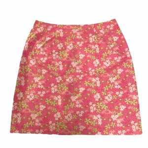 Lilly Pulitzer Happy Hippo Skirt 2 EUC